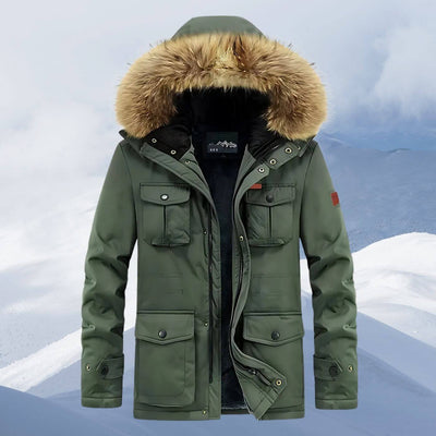 Richard - Winterjacke mit Fellkapuze