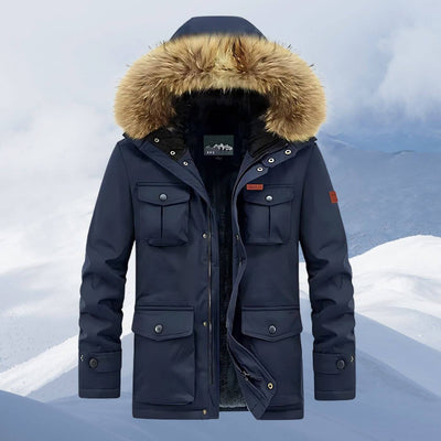 Richard - Winterjacke mit Fellkapuze