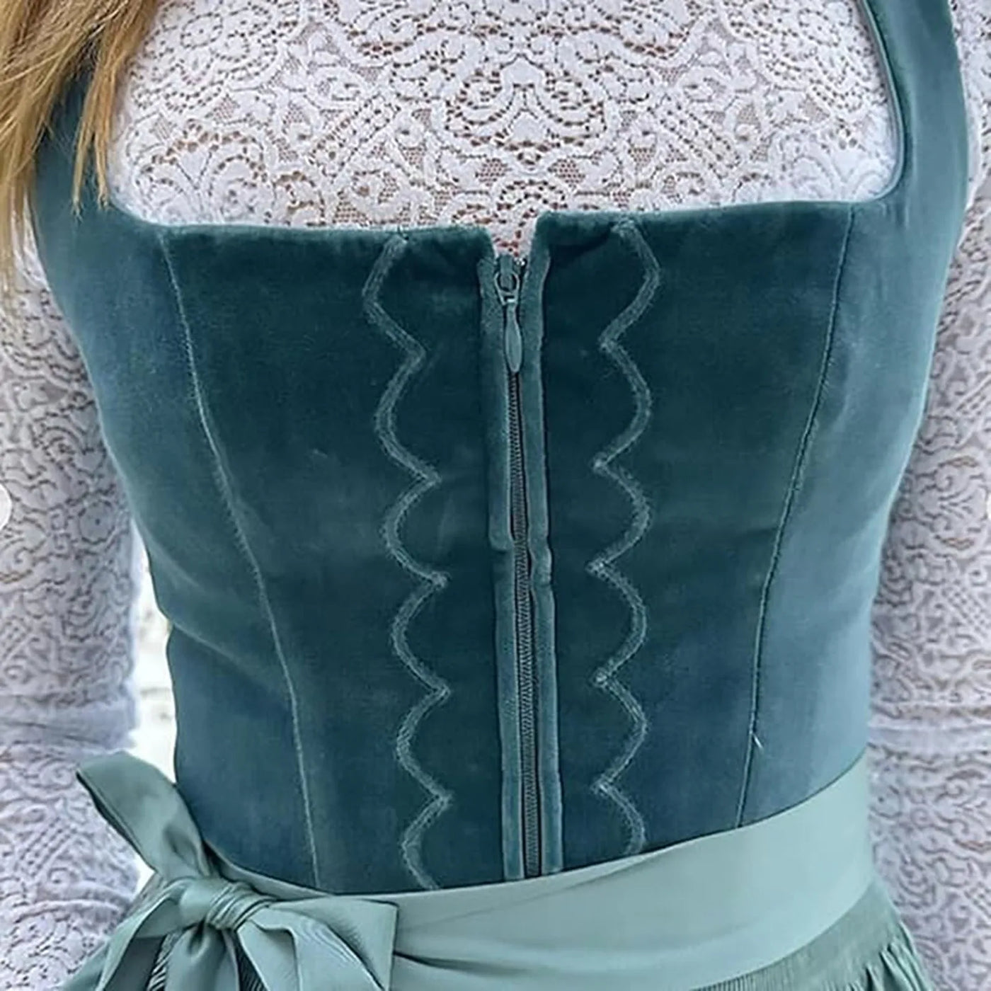 Damen Elegante Jahrgang Oktoberfest Dirndl Kleid