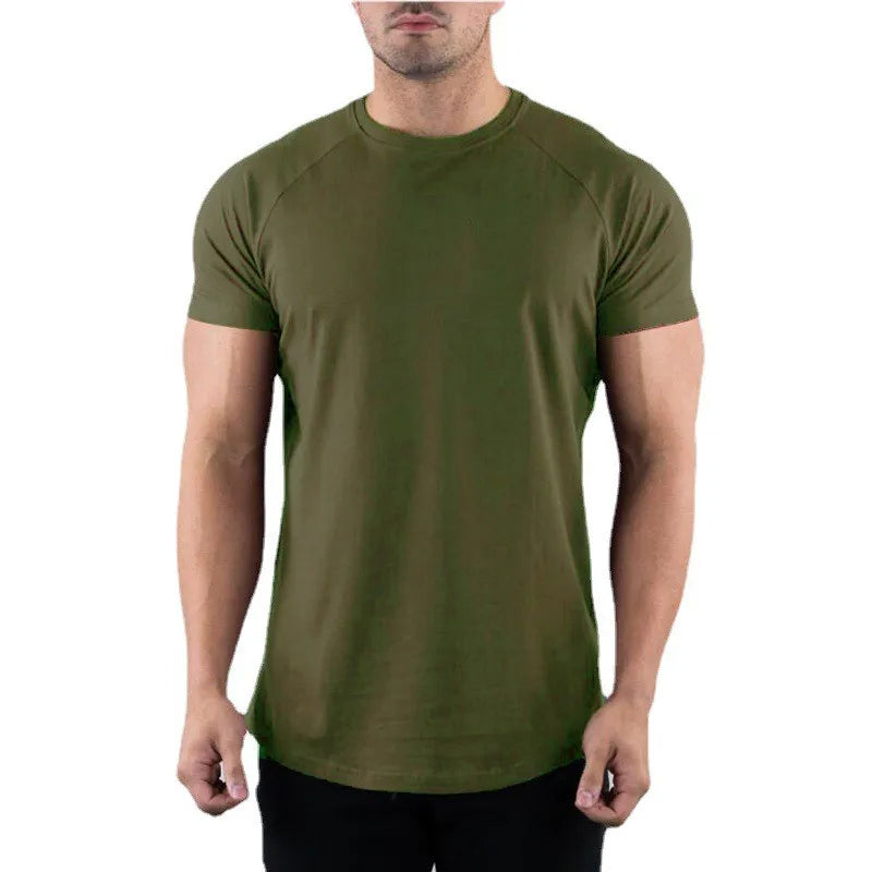 Herren Bequem Slim Fit T-Shirt | Rundhals
