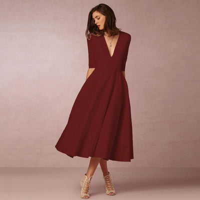 Elegantes Abendkleid Für Damen | Midi