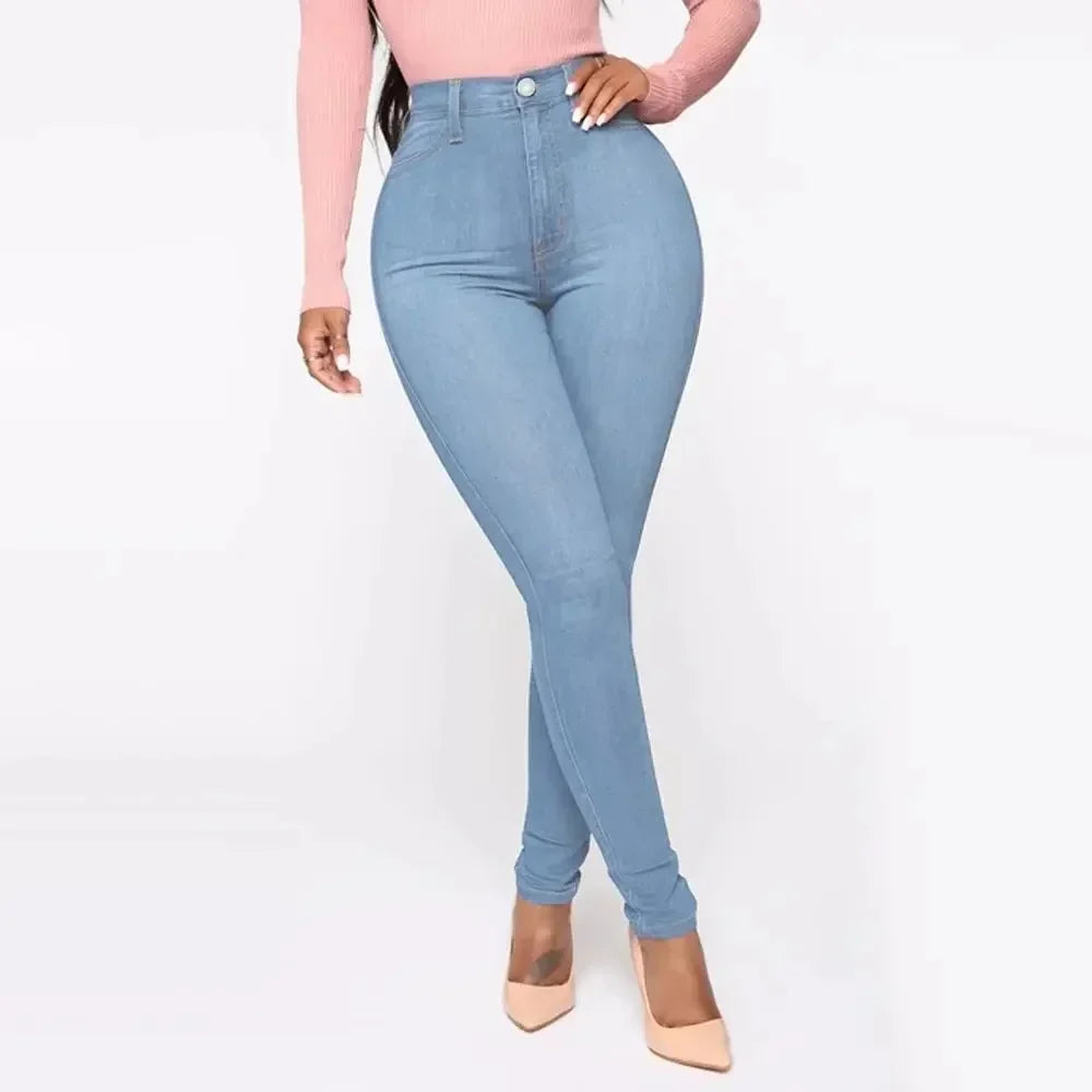 Jeggings Damen Slim Fit | Hoher Bund Knöchellang