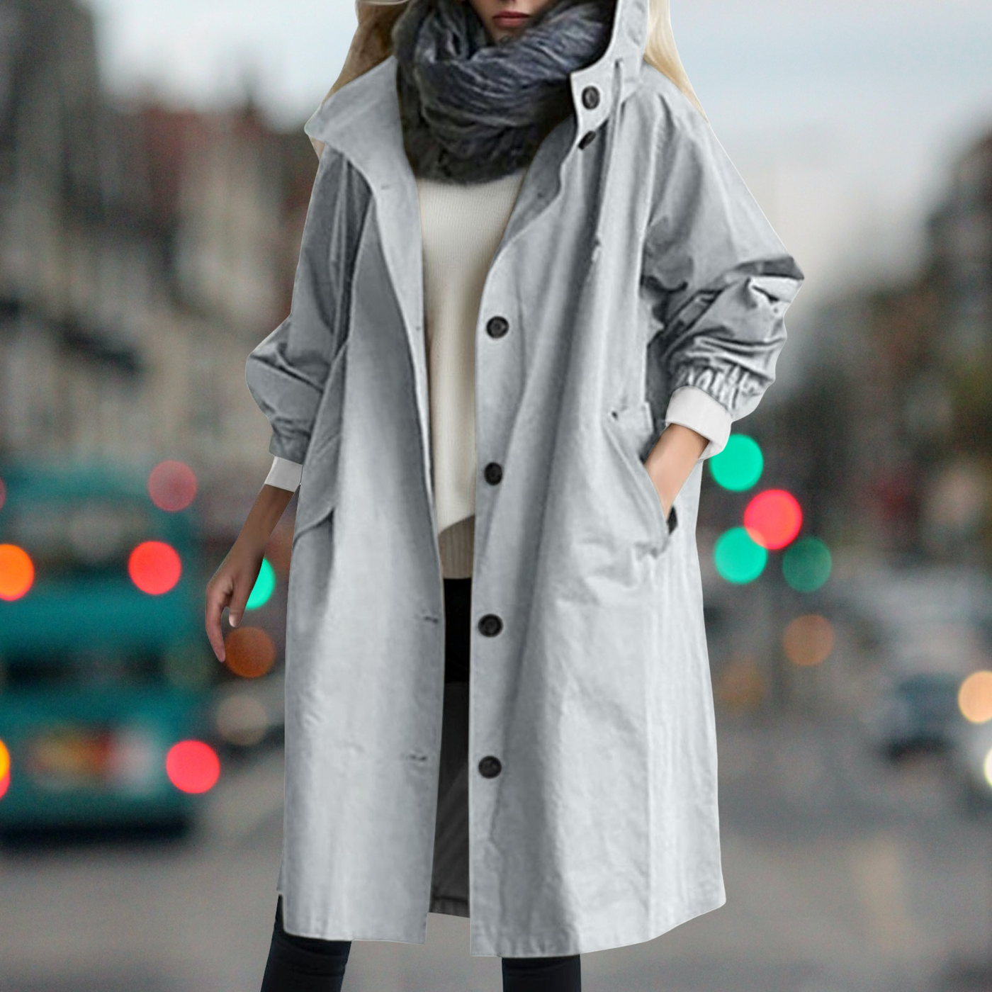 Bethany - Wasserdichter warmer Trenchcoat
