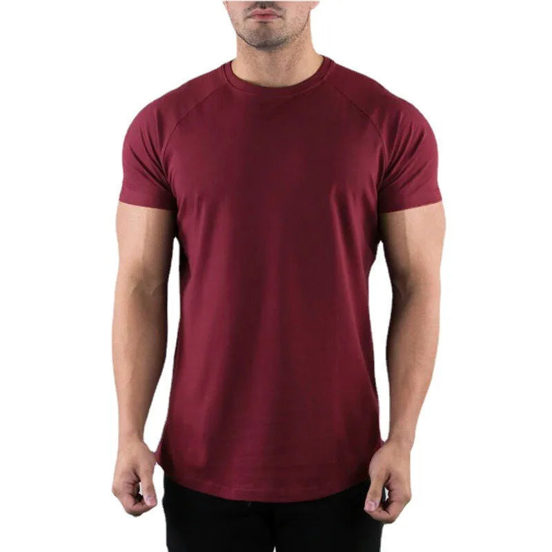 Herren Bequem Slim Fit T-Shirt | Rundhals