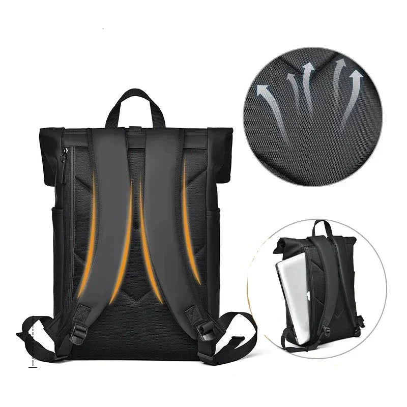 Herren Groß Reise Rucksack | Rolltop