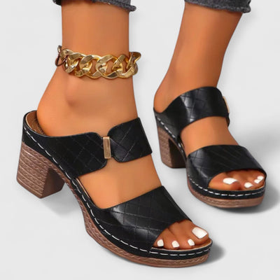 SHARA | Orthopädische Komfortsandalen mit Blockabsatz