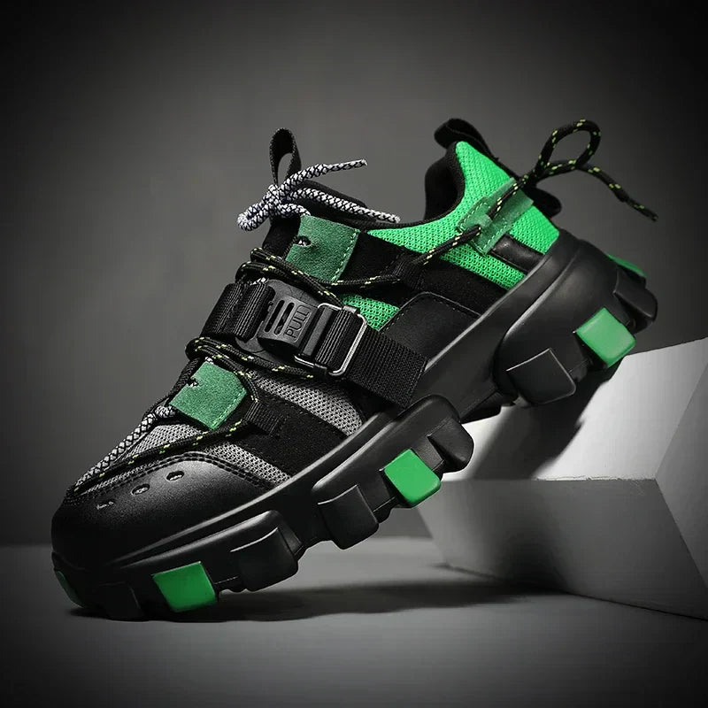 Kaspisches Meer | Bequeme Leder-Sneaker für ganztägige Unterstützung