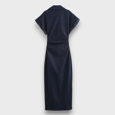 Venera – Figurnahes Hemdblusenkleid mit Knopfleiste