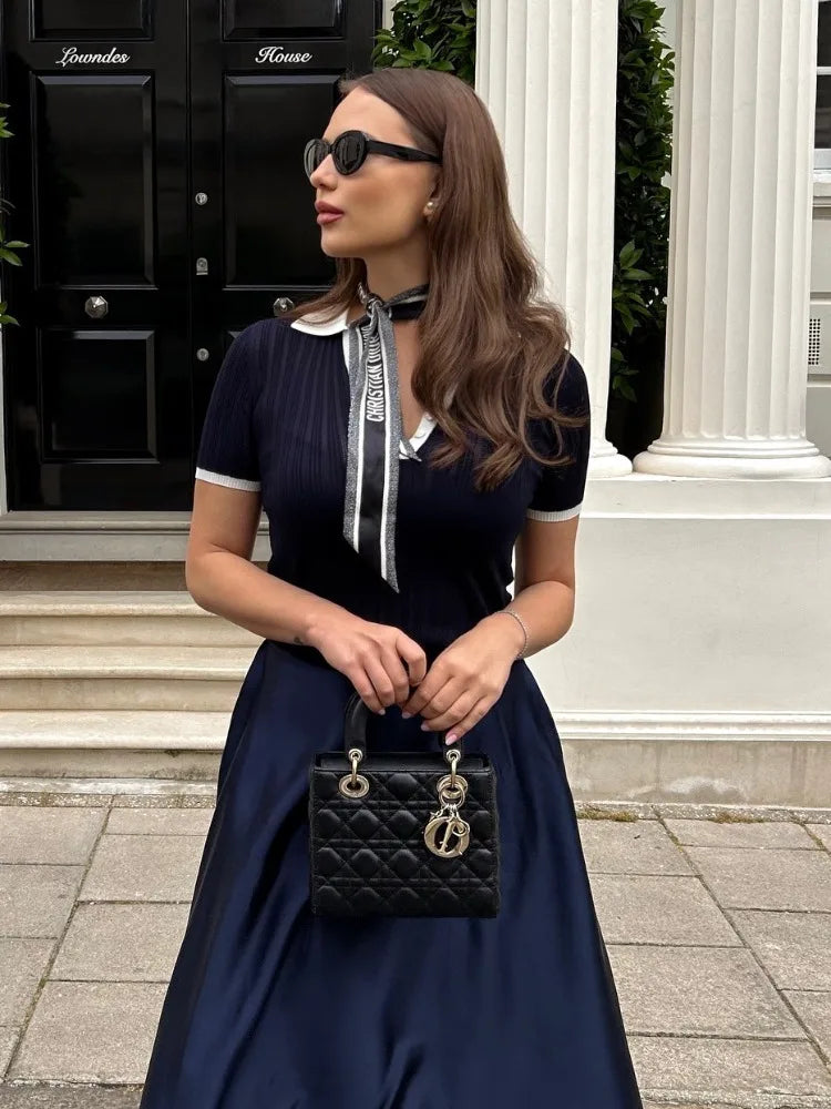 Laura | Stylish Strick Polo Shirt mit Kragen in Slim Fit