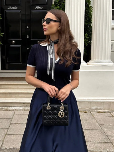 Laura | Stylish Strick Polo Shirt mit Kragen in Slim Fit