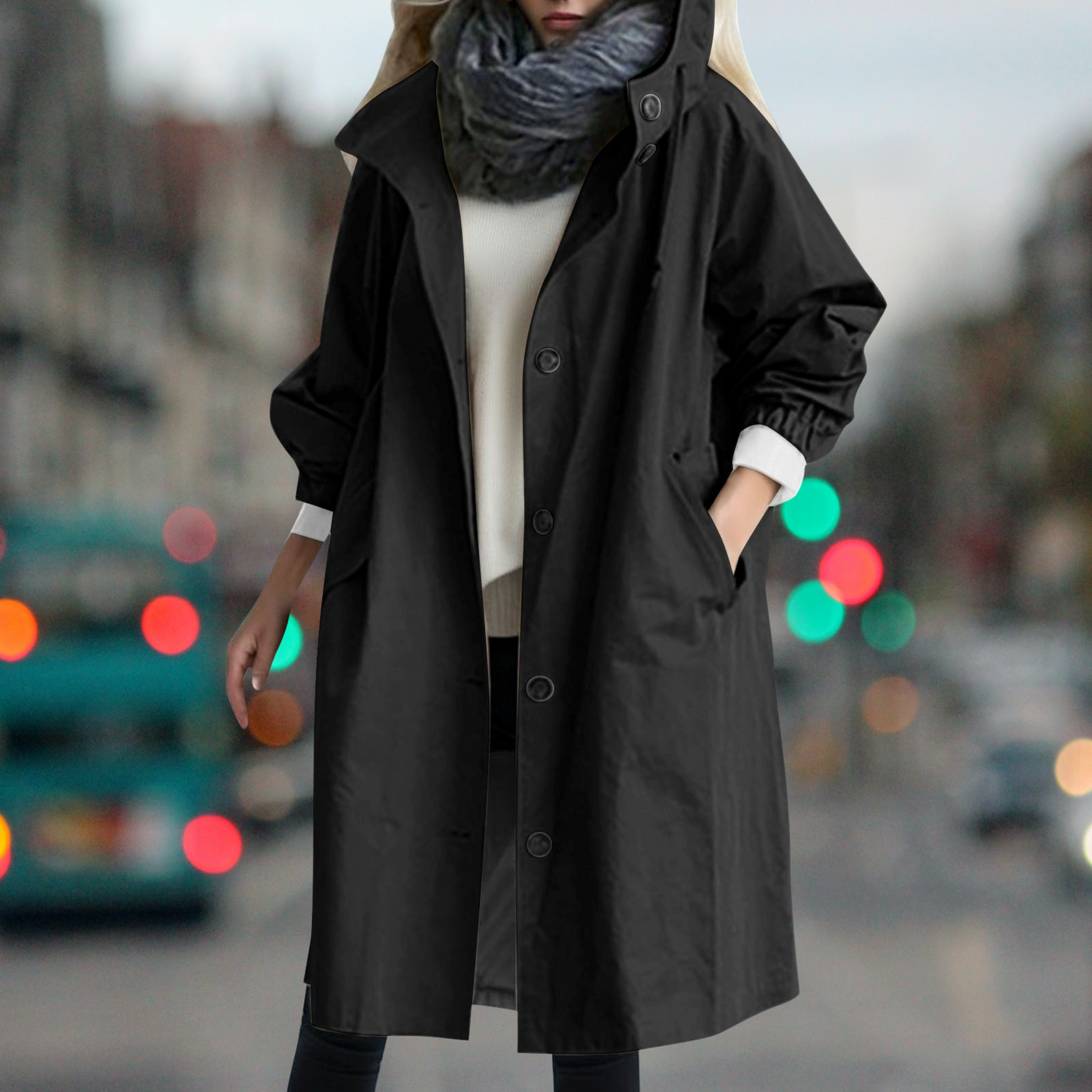 Bethany - Wasserdichter warmer Trenchcoat