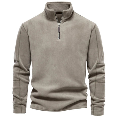 Darren | Gemütlicher Fleece-Zip-Pullover für Komfort und Stil