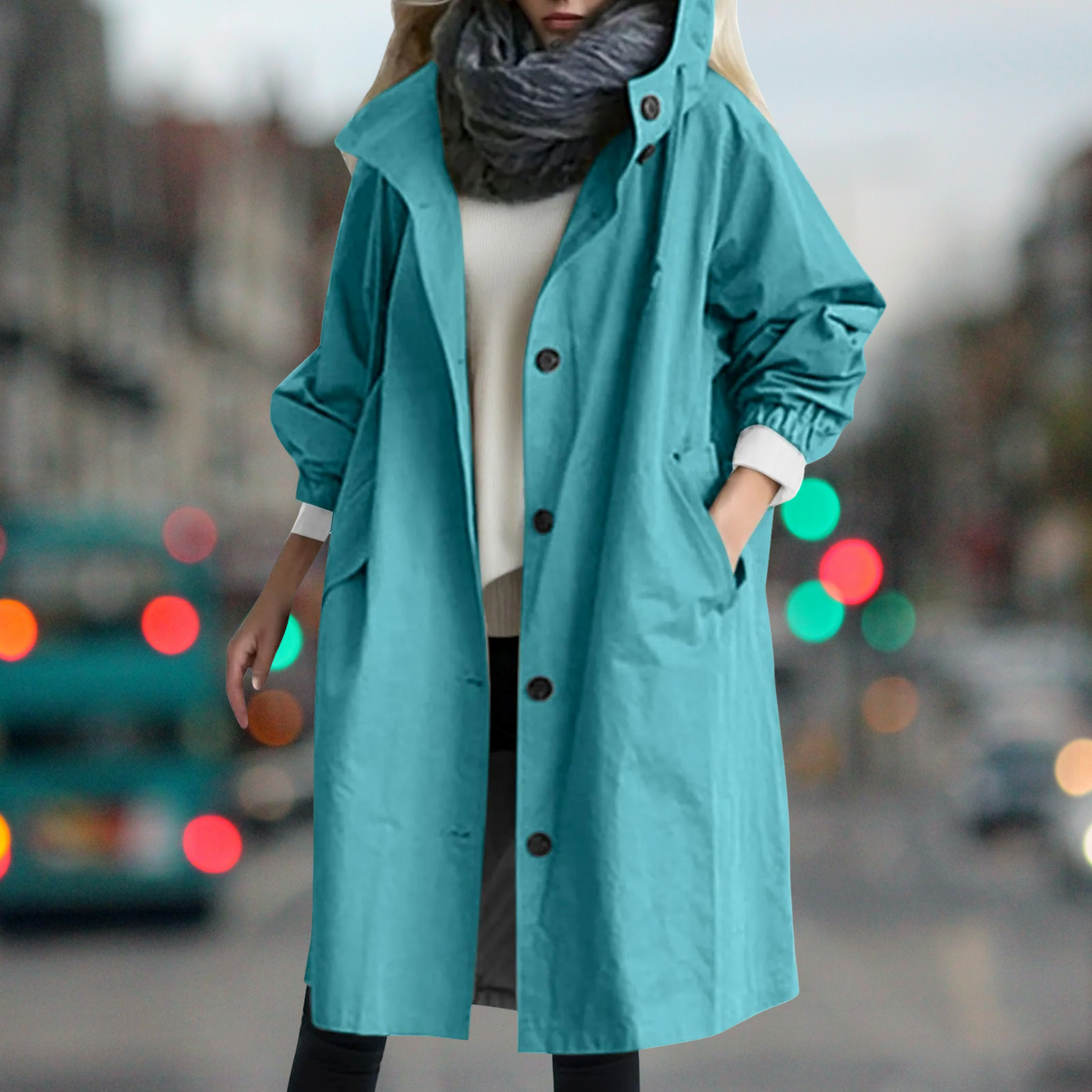 Bethany - Wasserdichter warmer Trenchcoat