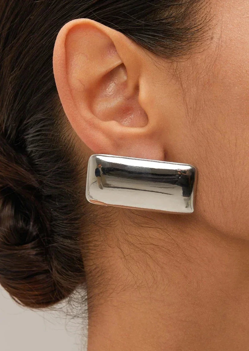 Clara | Elegante Adriana-Creolen in Silber