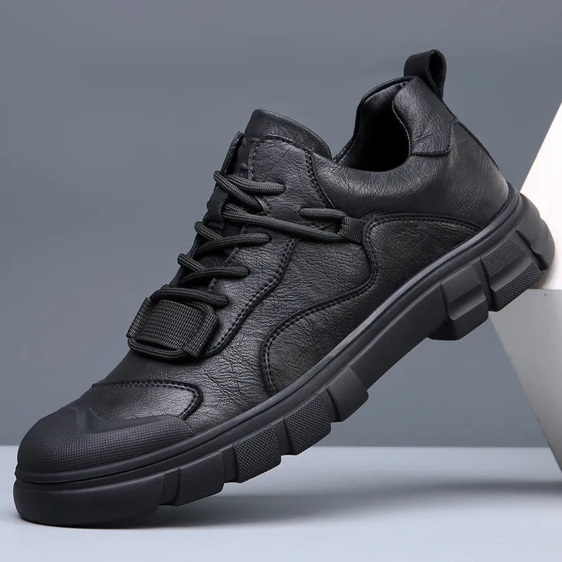 Evander | Stylische Leder-Sneaker für urbanen Komfort