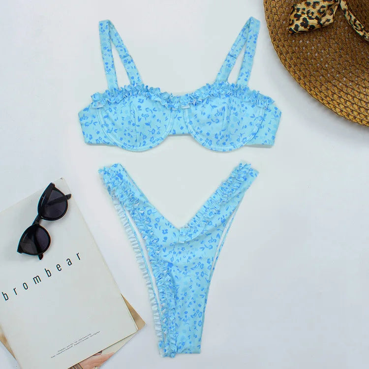 Yomara® | Süßer Bikini mit Rüschendetails