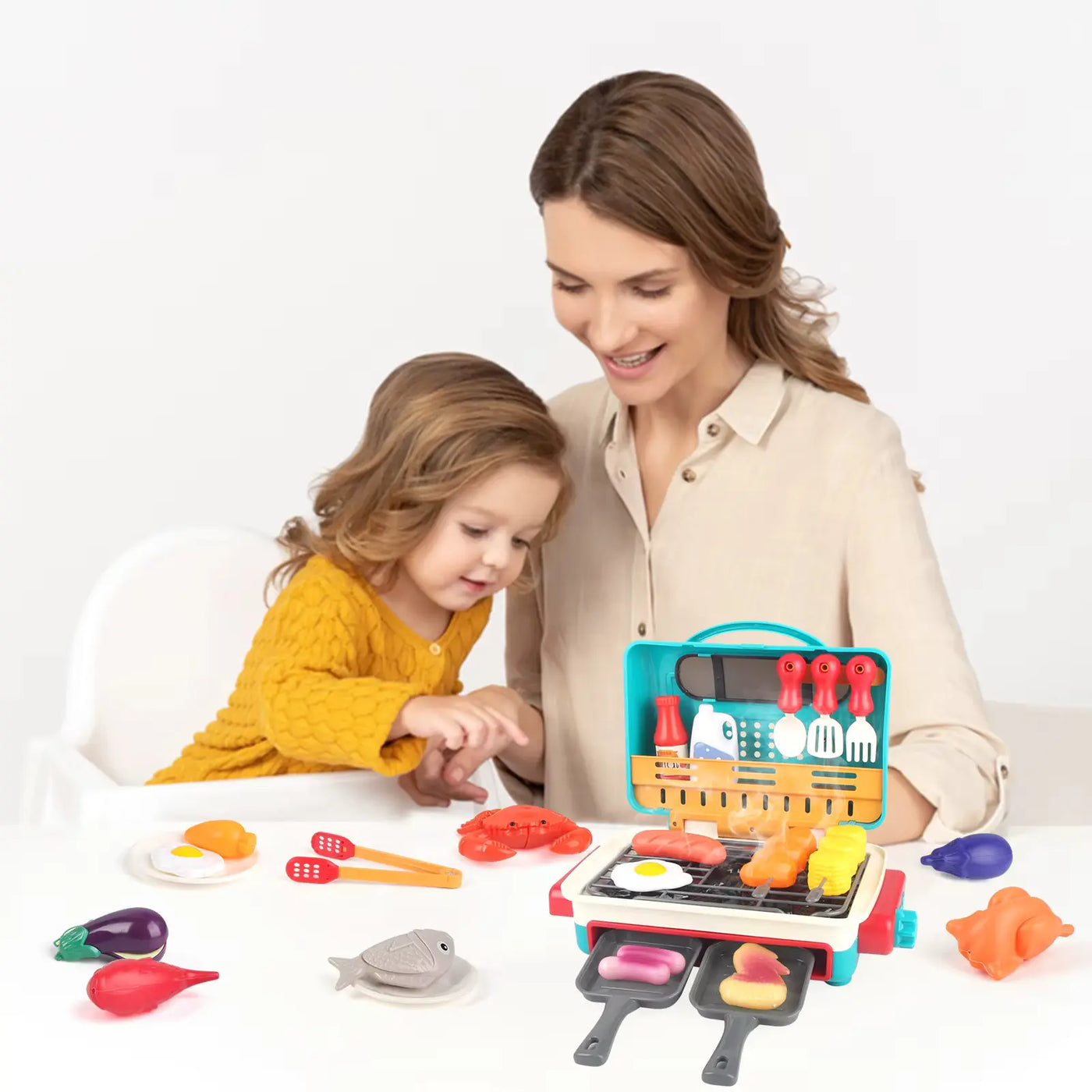 GrillSplash – Kinder  Grill Set  Mit Sprinkler Und Licht