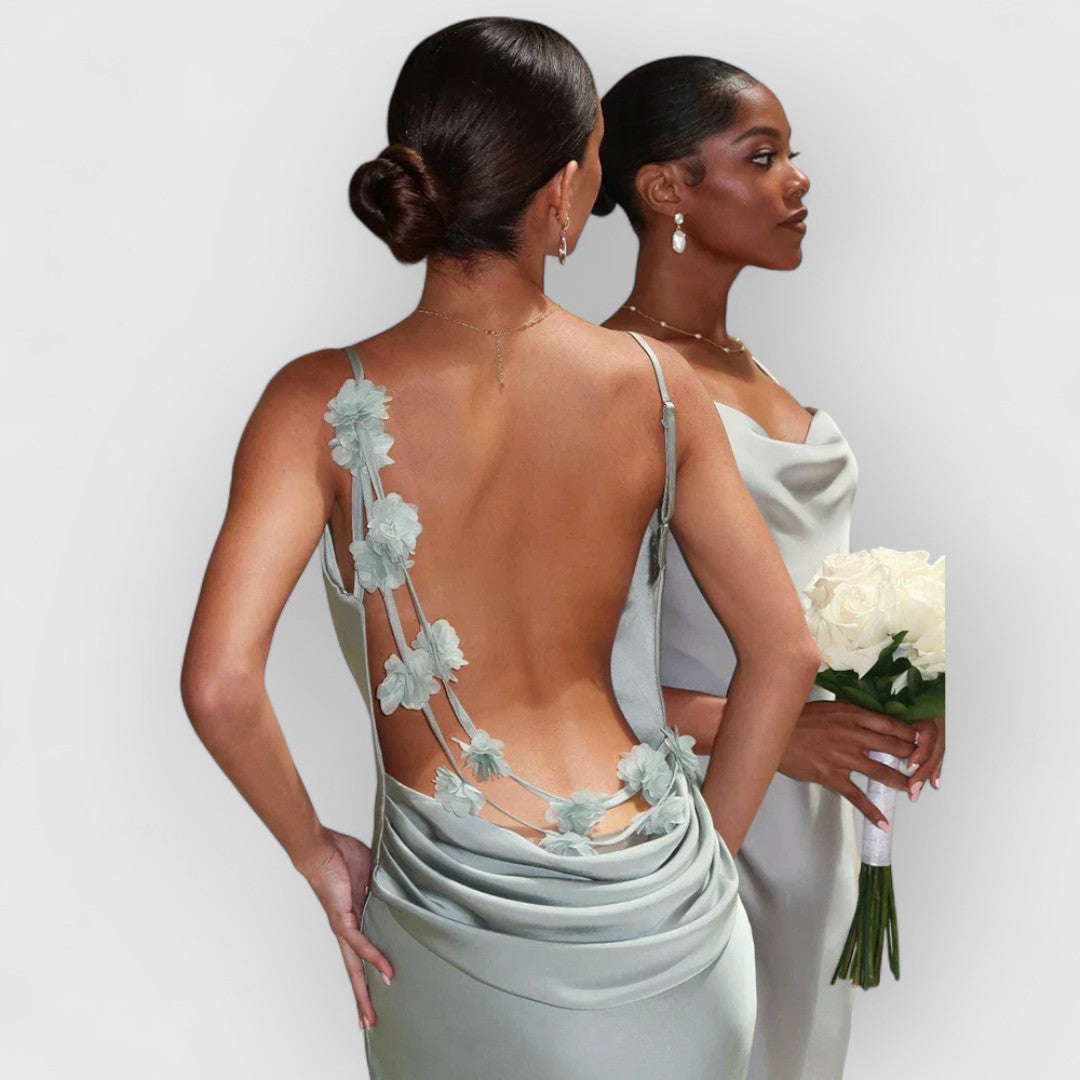 Romina | Romantisches Rückenfreies Kleid