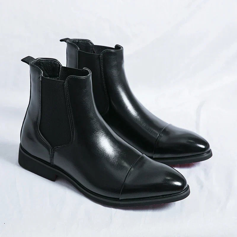 Damien | Stilvolle echte Leder Chelsea Boots für Komfort und Haltbarkeit