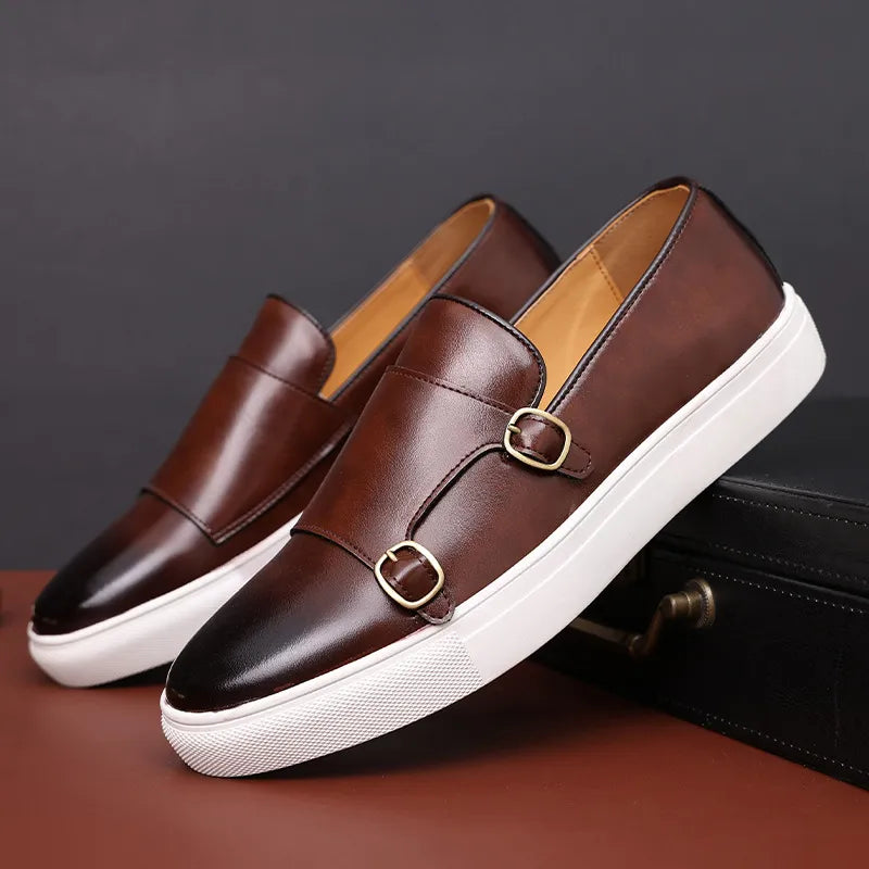 Jerald - Casual Leder Stil Herren Loafers