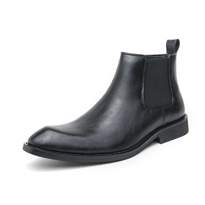 Cooper | Stylische Reißverschluss-Leder Chelsea Boots für Herren
