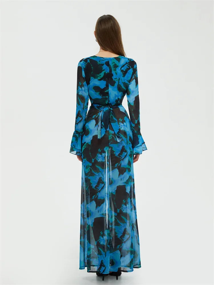 Corinne | Bedrucktes geteiltes Kleid für Damen