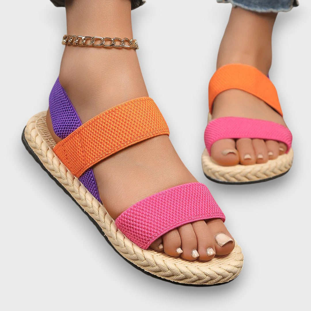 Yva – Farbspiel-Sandalen für den Alltag