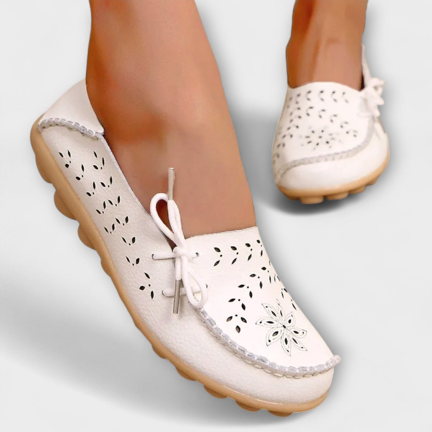 Soera – Slip-On Flats aus Echtleder