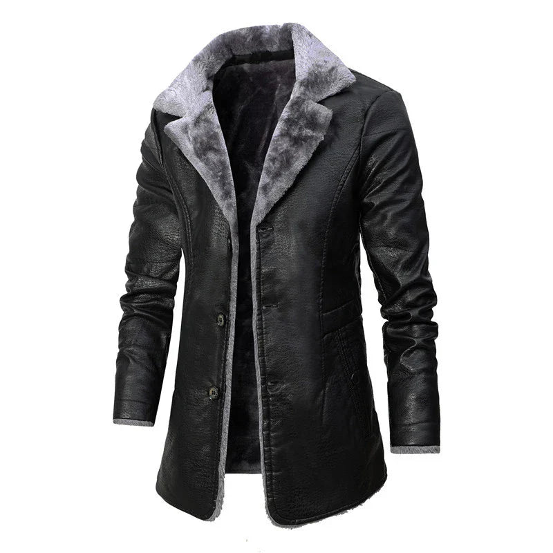Einreiher Jacke mit Revers für Herren
