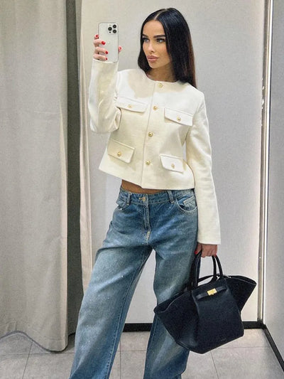 Susie | Klassischer Tweed-Blazer