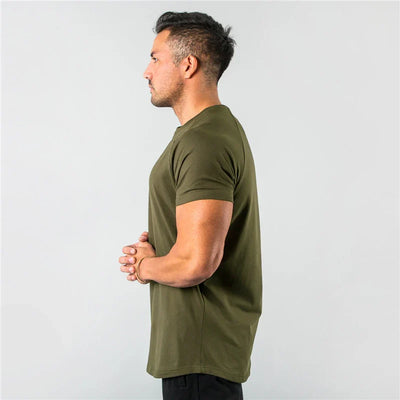 Herren Atmungsaktiv Sportlich T-Shirt | Kurzarm