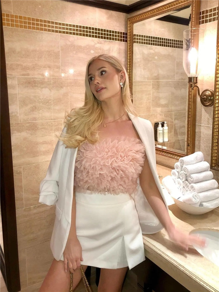 Luxe Trägerloses Tube Top – Figurformend, edles Sommer‑Essential