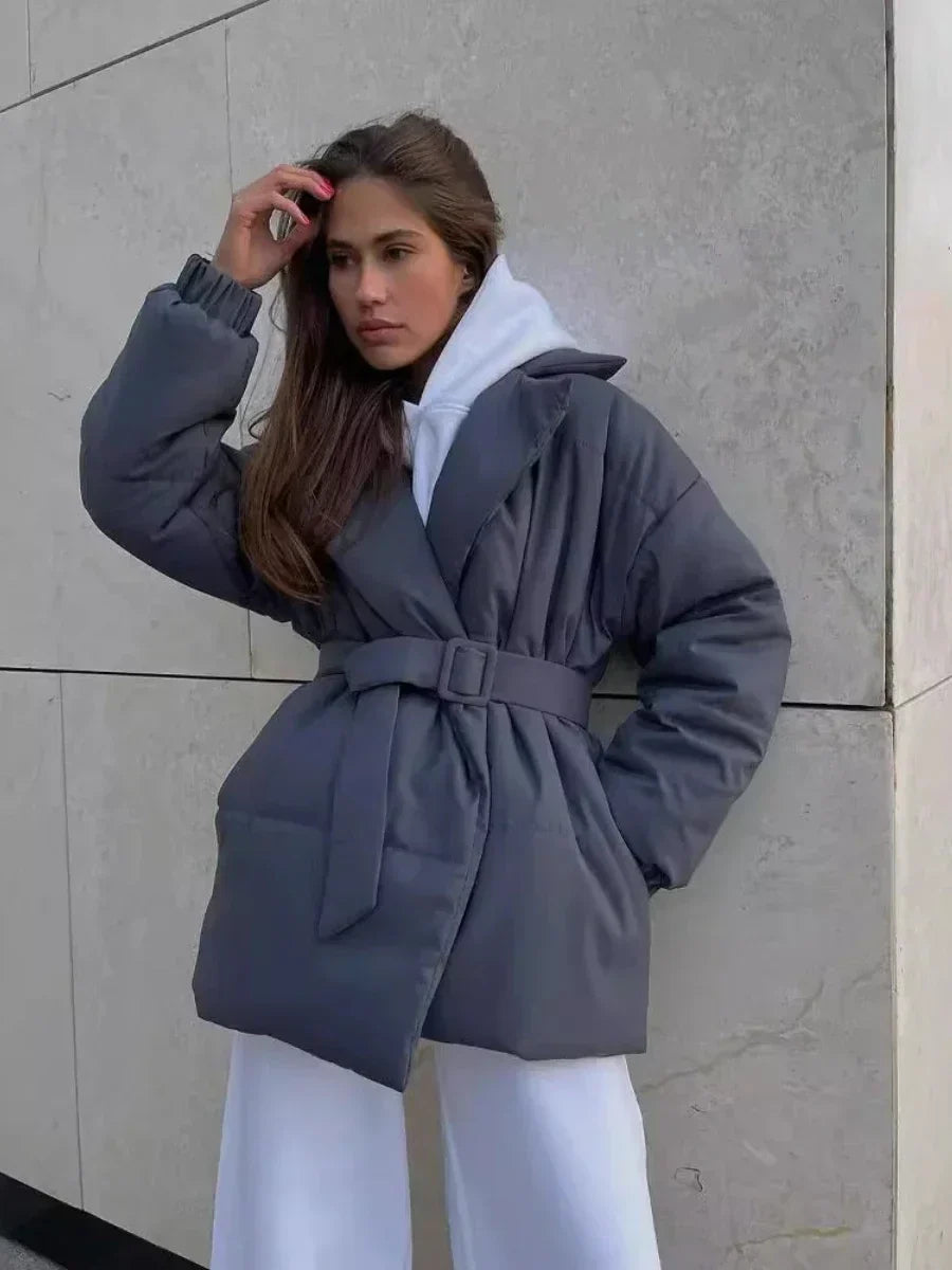 Senna | Pufferjacke - Mit Gürtel