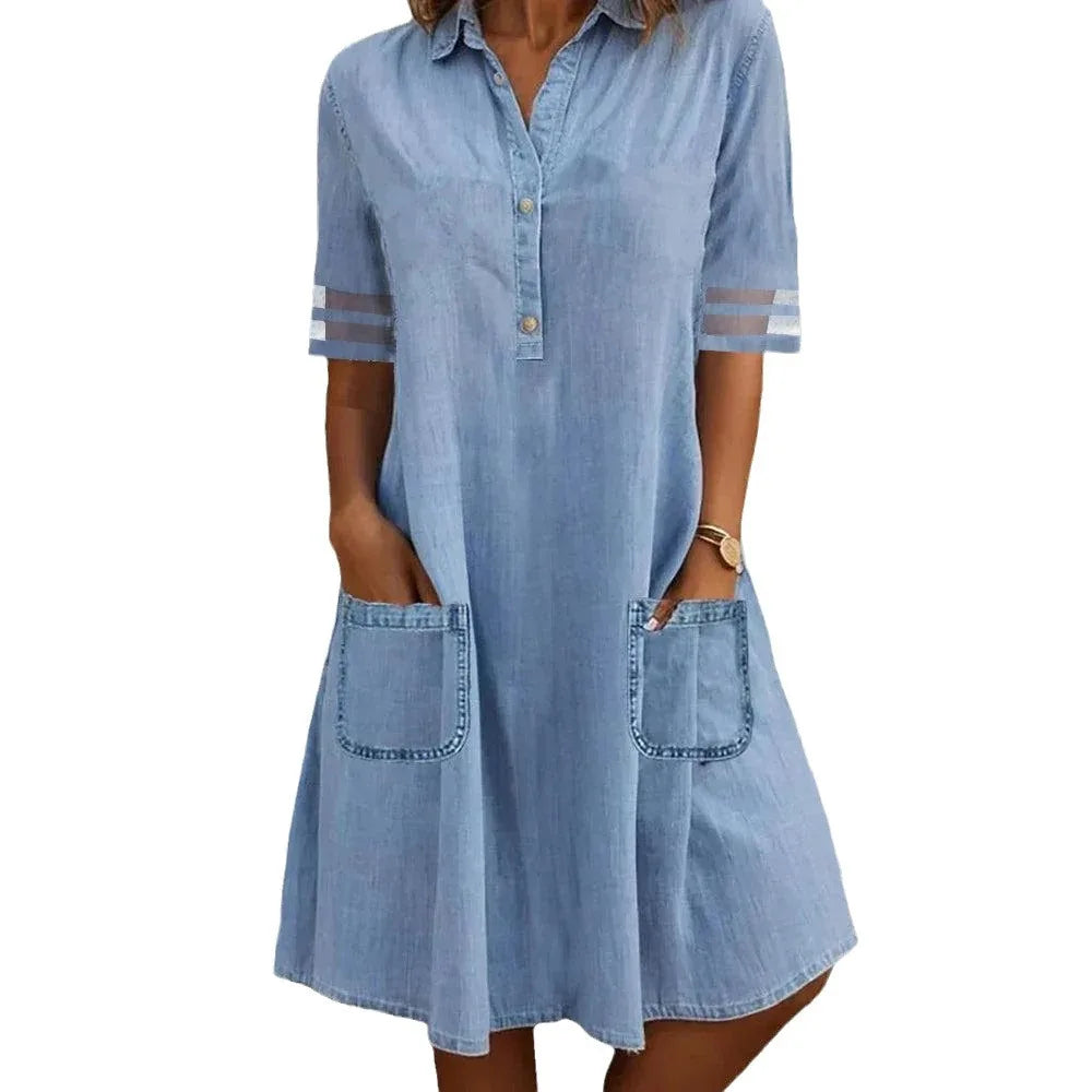 Ylva - Luftiges Denim-Kleid für einen leichten Look