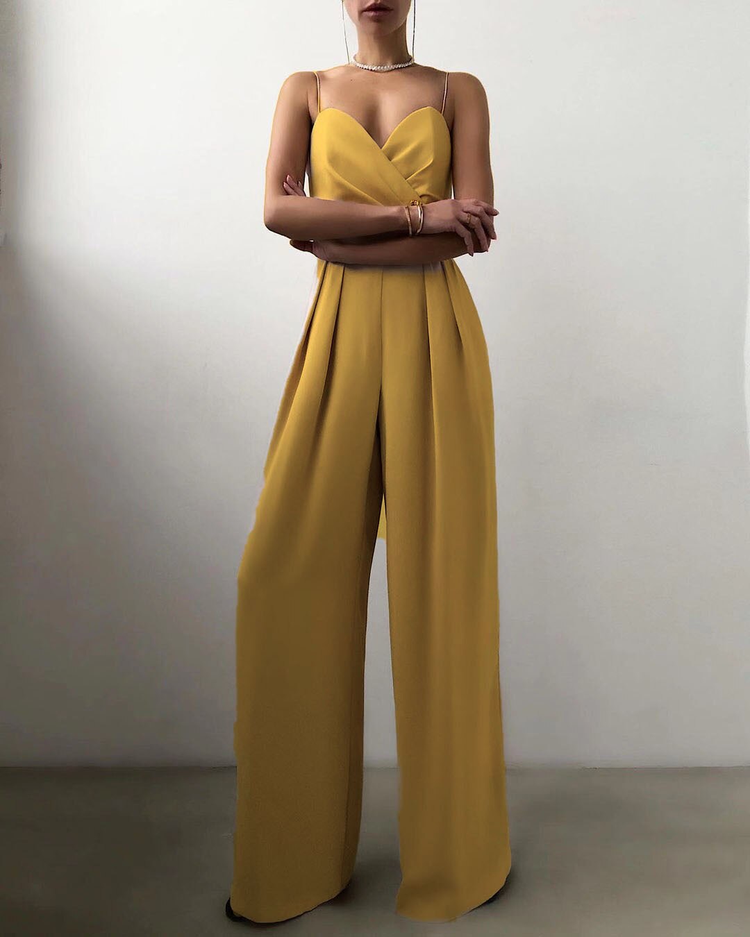 Eleganter Jumpsuit mit Spaghettiträgern für Damen
