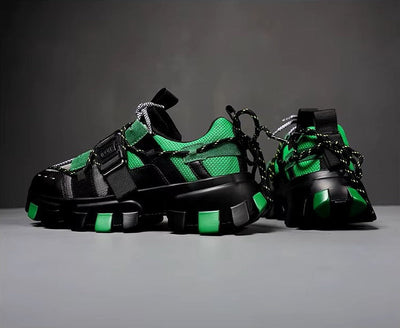 Kaspisches Meer | Bequeme Leder-Sneaker für ganztägige Unterstützung