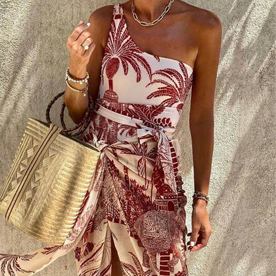 Jade® | Einteiliger Badeanzug mit Retro-Farbdruck