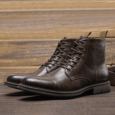Matthias™ | Modische Lederstiefeletten – Eleganz & Komfort vereint