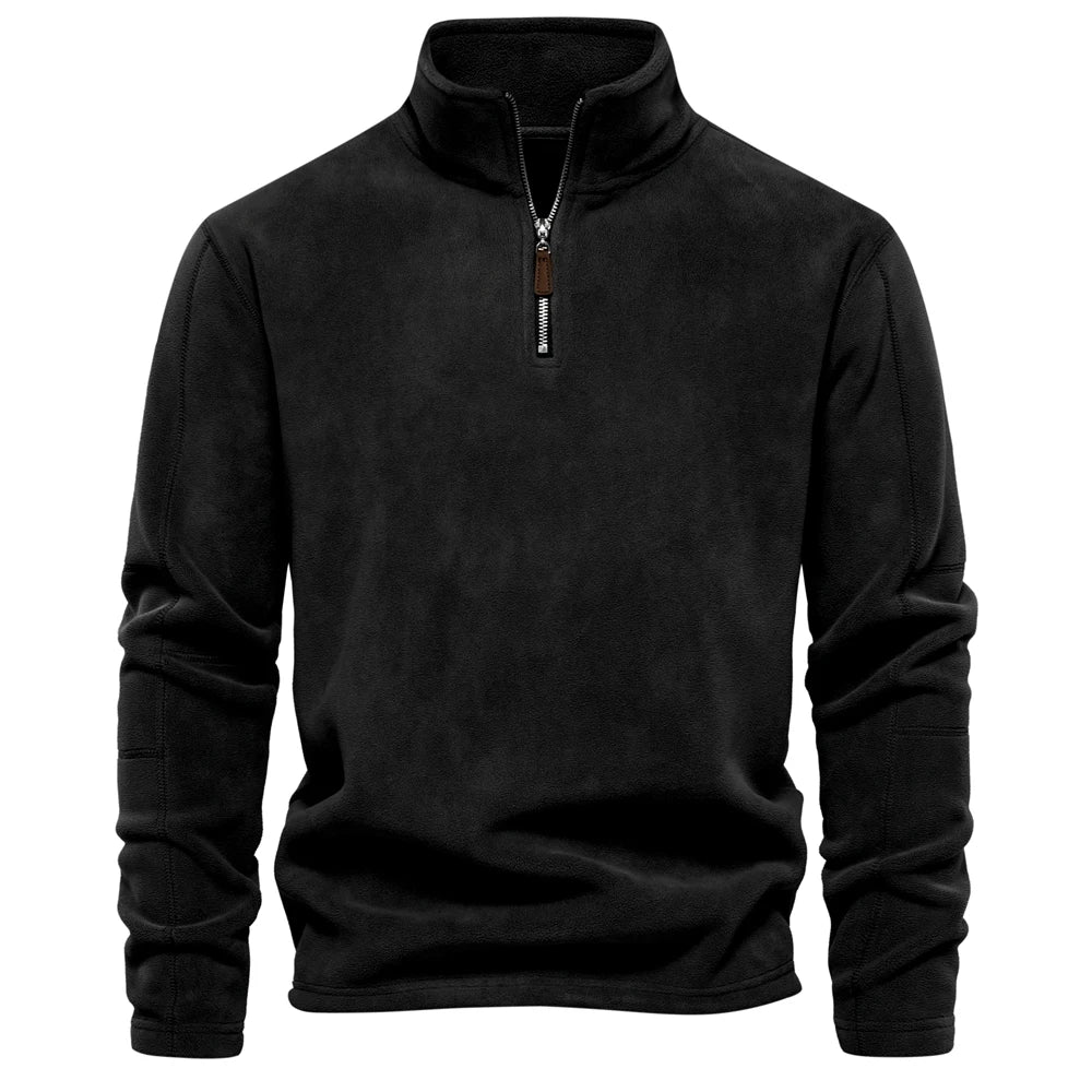 Darren | Gemütlicher Fleece-Zip-Pullover für Komfort und Stil