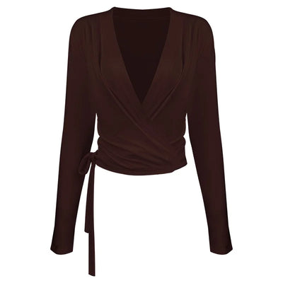 Siria | Pilates Wickelshirt Langarm