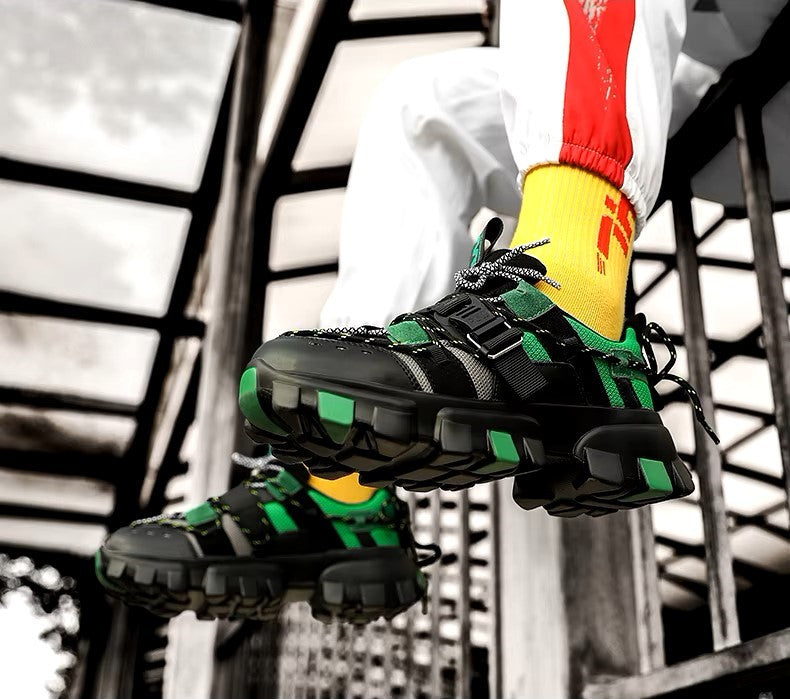 Kaspisches Meer | Bequeme Leder-Sneaker für ganztägige Unterstützung