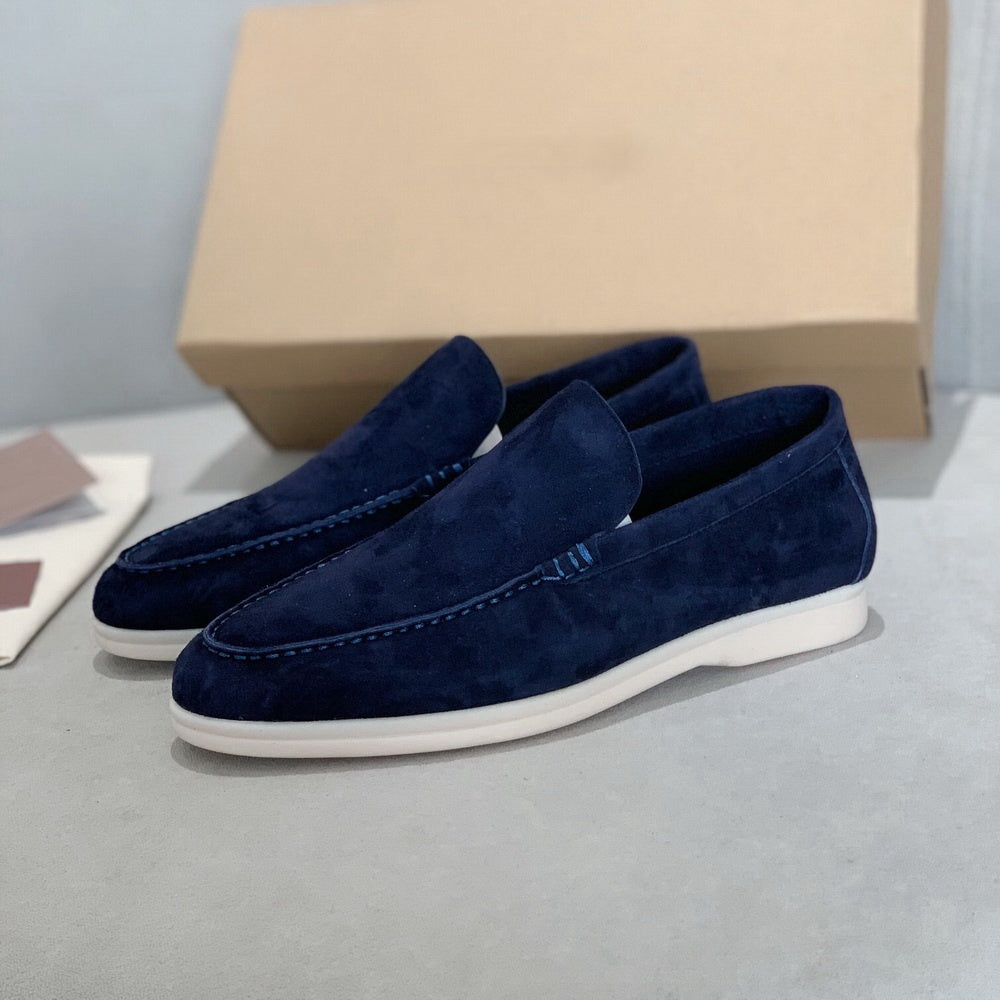 Elegante Casual Wildleder Herren Slipper