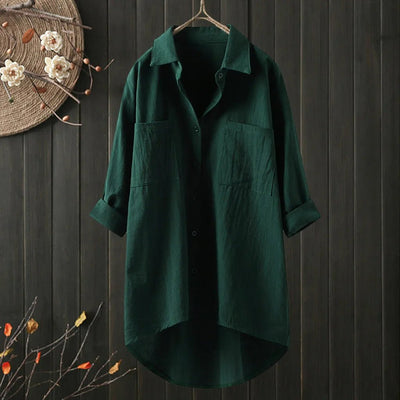 Sabrina | Luxuriöse Oversize Langarmbluse