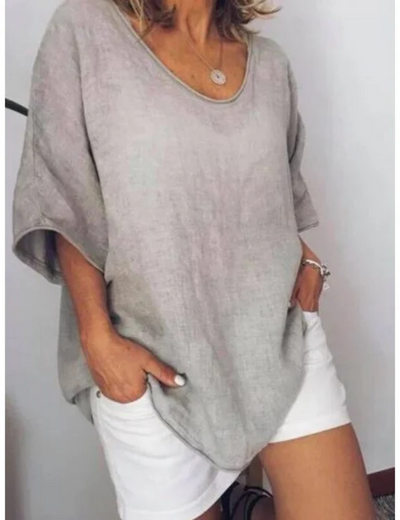 Sarah | Übergroßes lässiges vielseitiges T Shirt