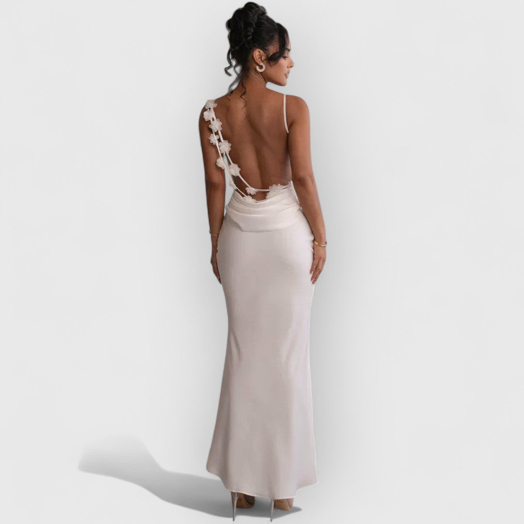 Romina | Romantisches Rückenfreies Kleid