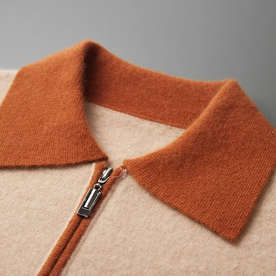 Amedeo | Pullover mit Reißverschlusskragen