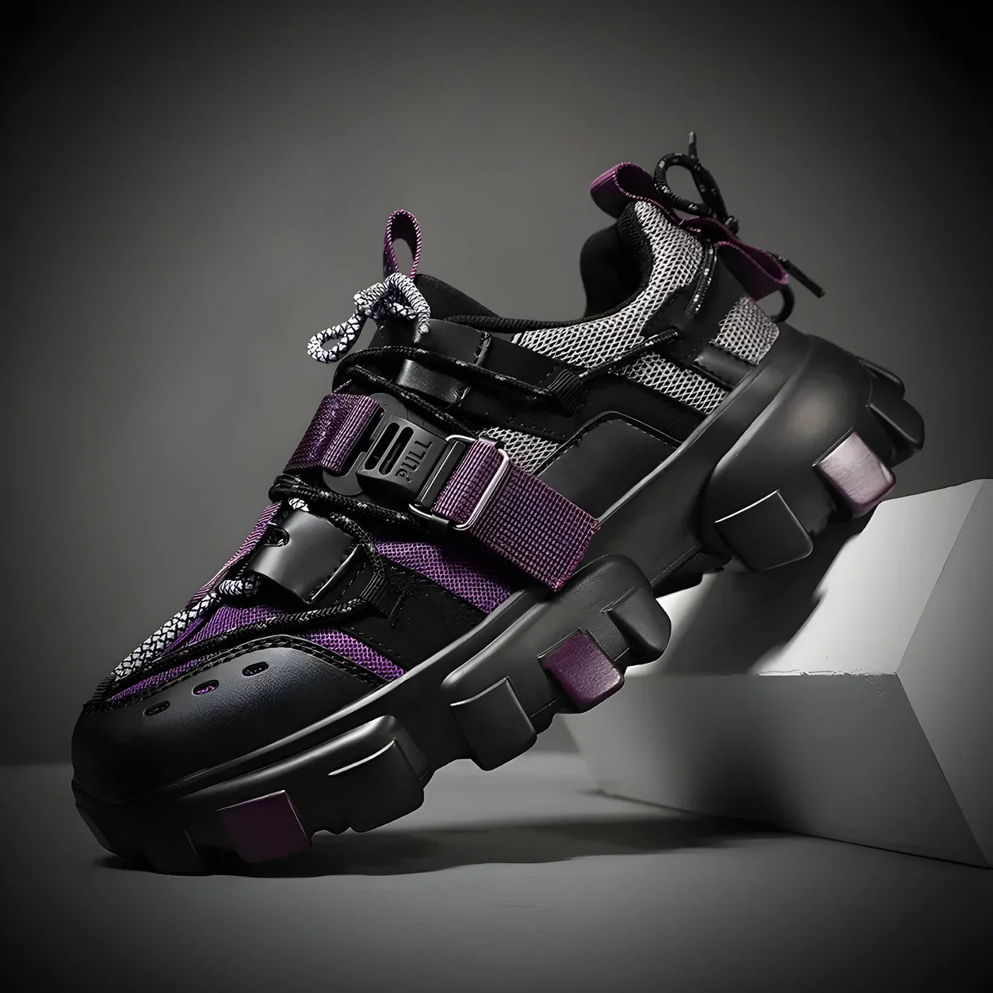 Kaspisches Meer | Bequeme Leder-Sneaker für ganztägige Unterstützung