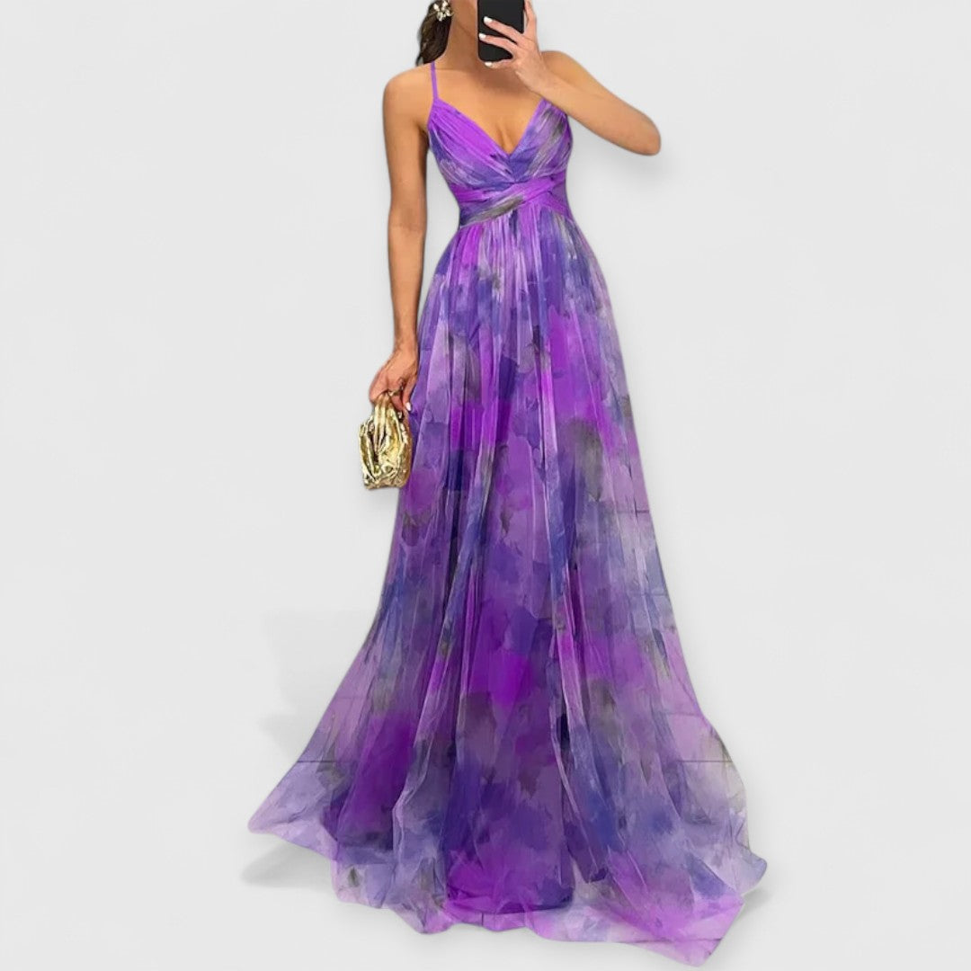 Giselle | Maxi Kleid Premium Blumenmuster