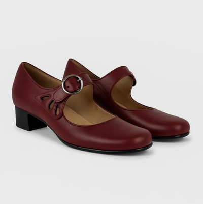 Jane | Ledersandalen mit Verschluss