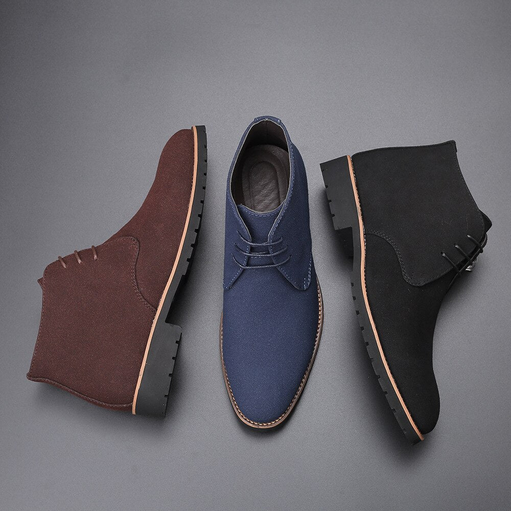 Laurens | Stylish cow suede leather shoes for men